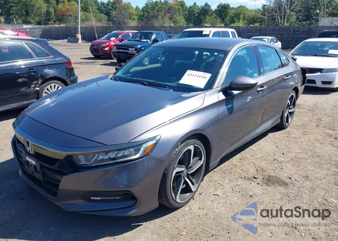 2018 Honda Accord Sport из США, поврежденный, VIN 1HGCV1F3XJA151382